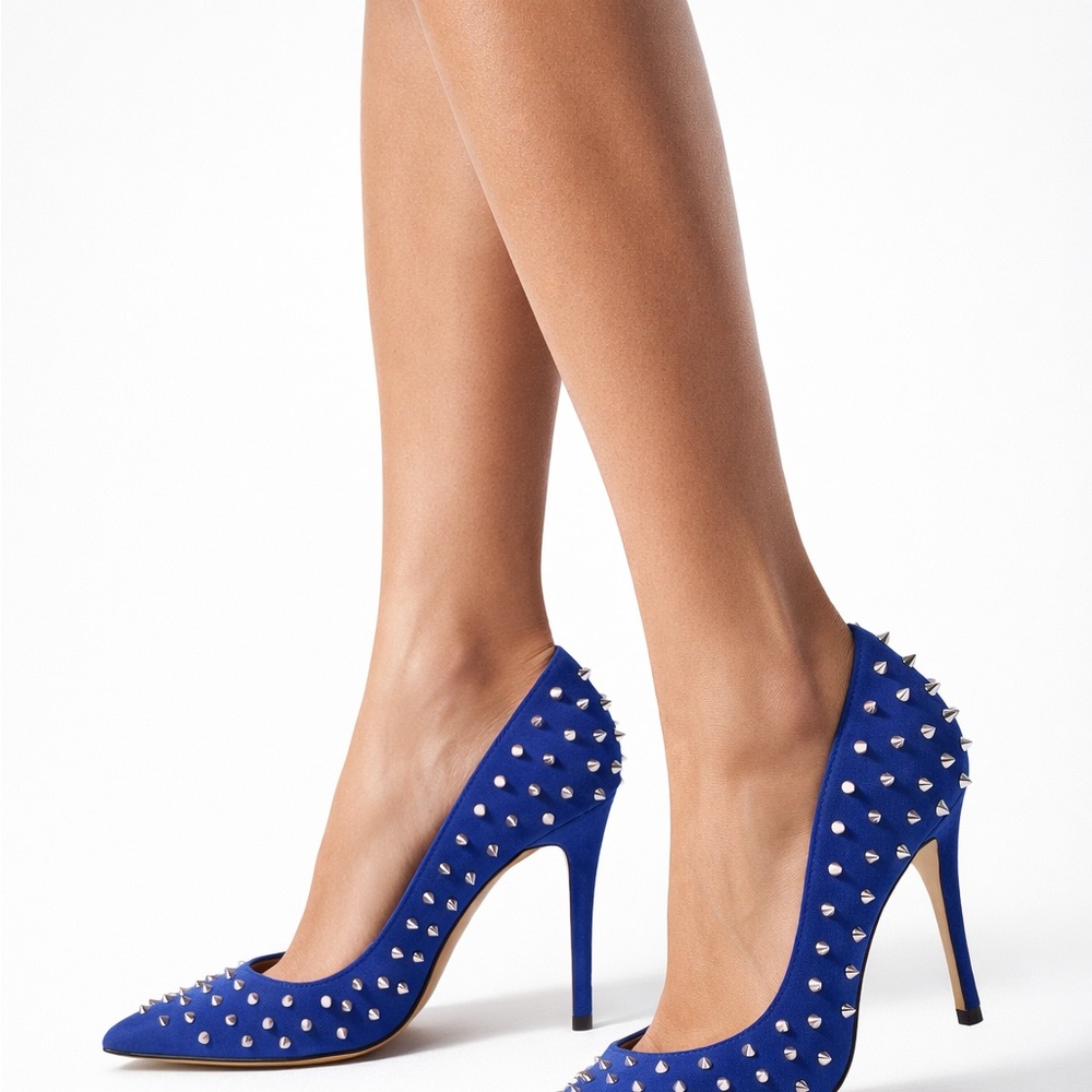 Sam Edelman Blue Studded Heels
